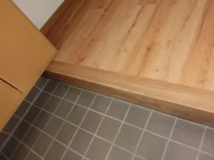 リフォーム後の「かまち（框）」の様子