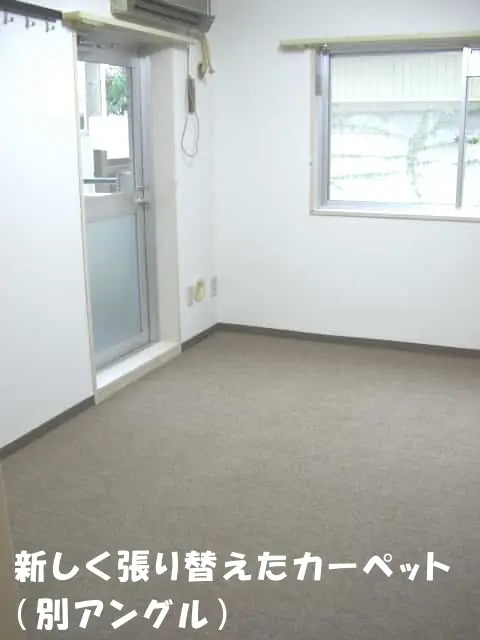 カーペットを張り替えた部屋の様子（別アングル）