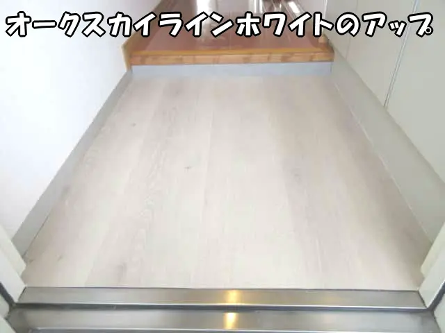 オークスカイラインホワイトのアップ